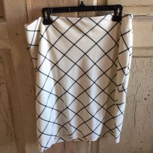 Black and white skirt